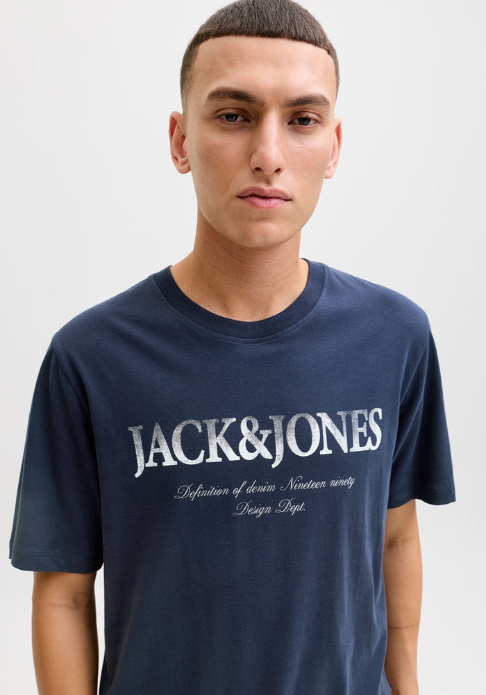 jack jones muska majica sa printom teget