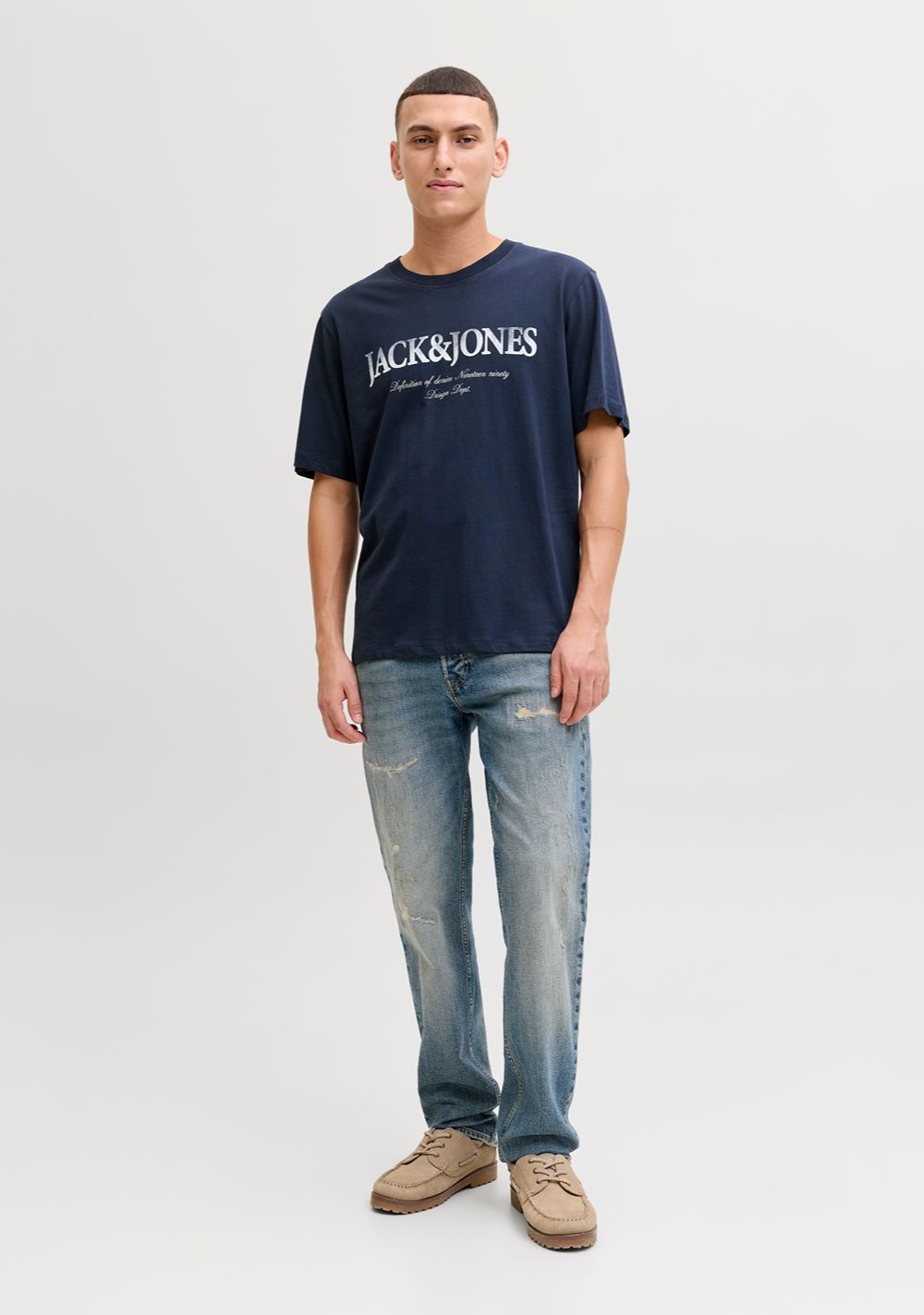 jack jones muska majica sa printom teget