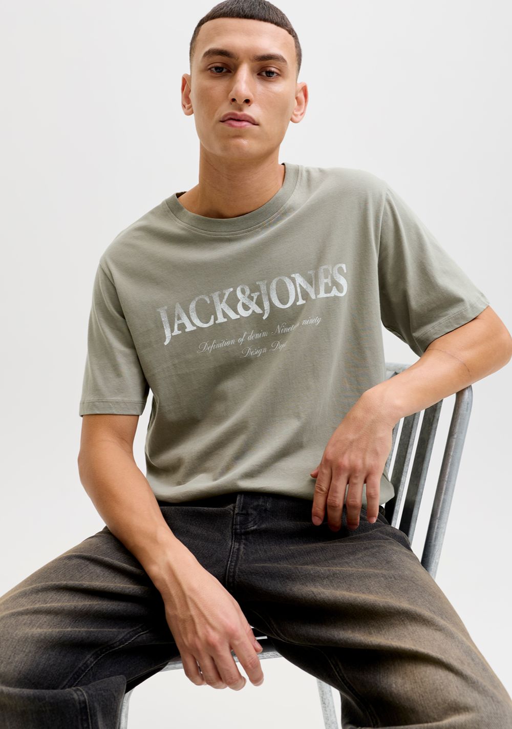 jack jones muska majica sa printom zelena