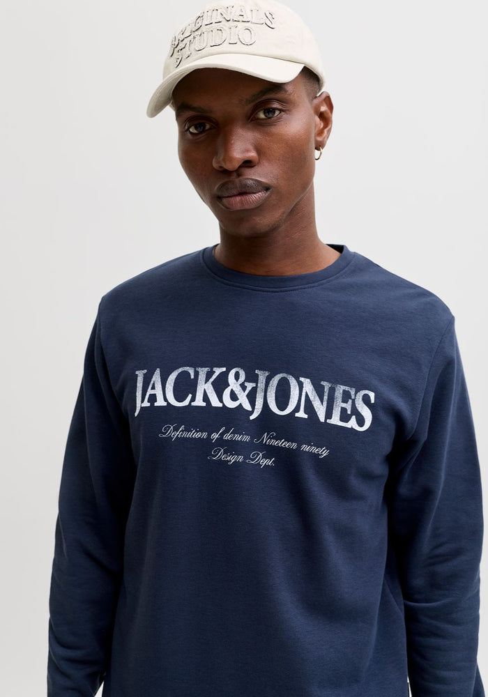 jack jones muski duks sa printom teget