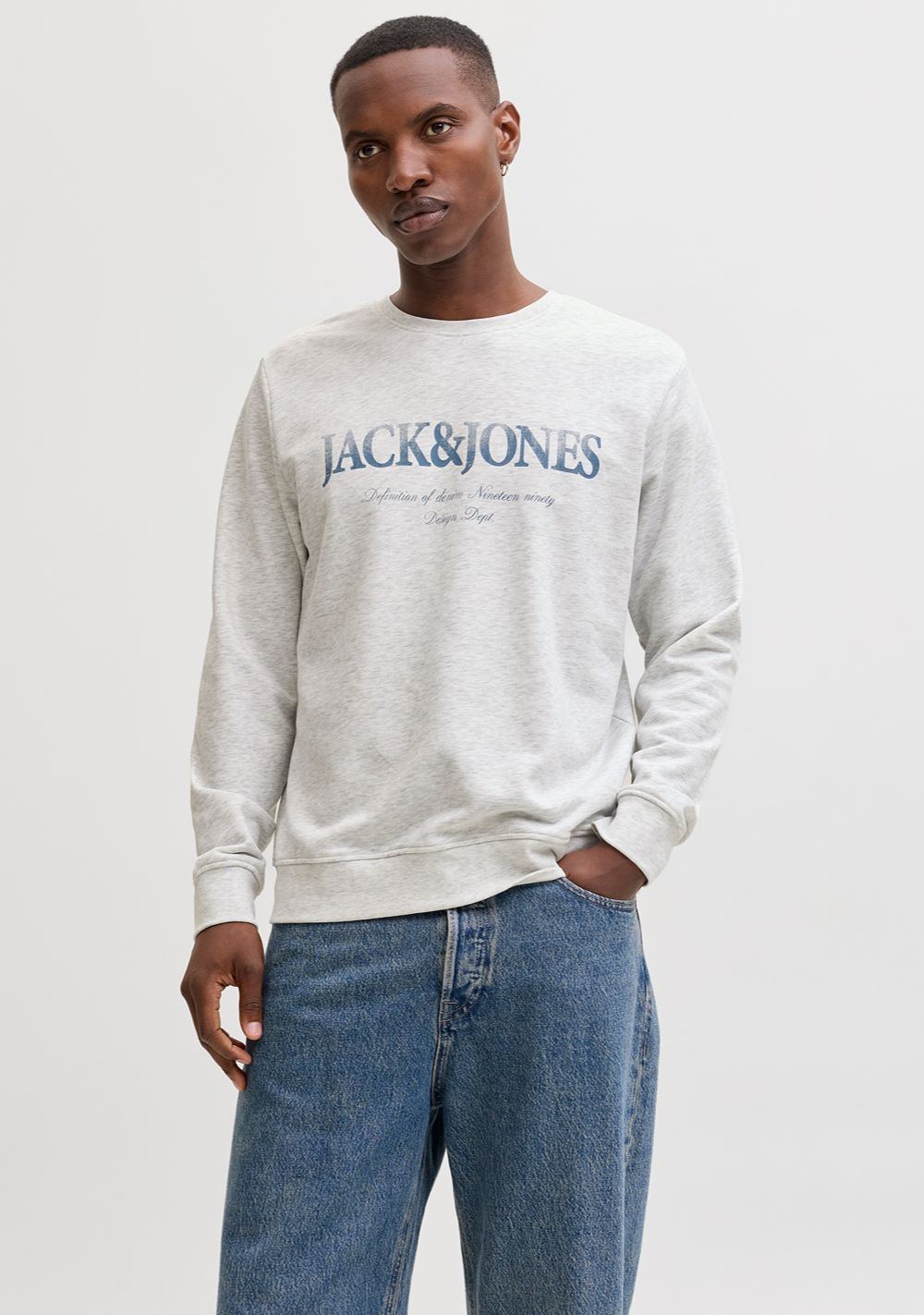 jack jones muski duks sa printom bela