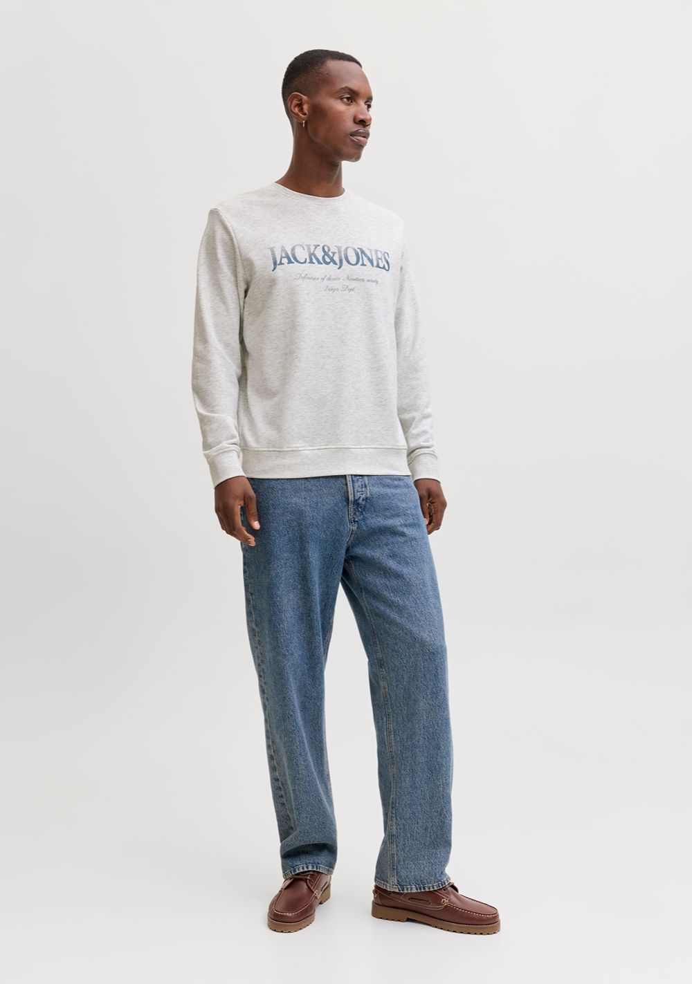 jack jones muski duks sa printom bela