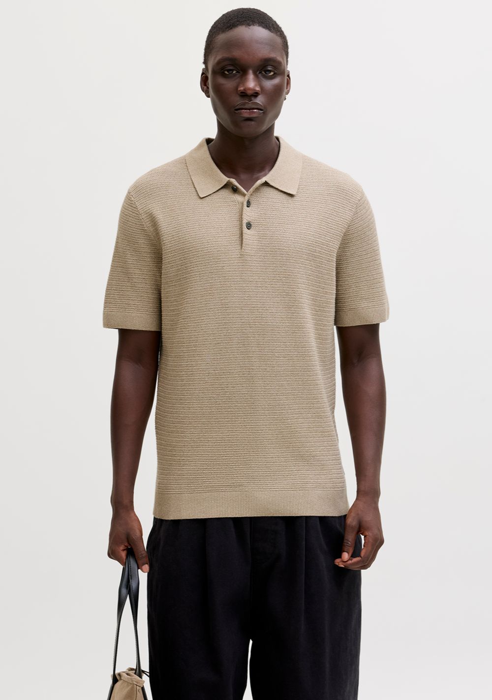 jack jones muska pletena polo majica bez