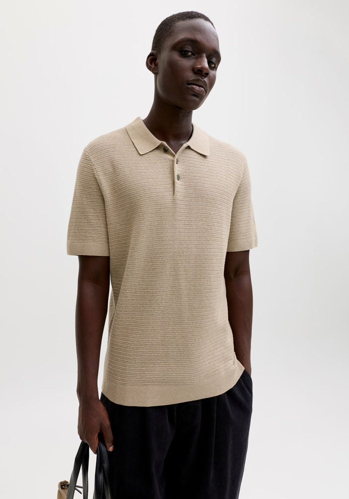 jack jones muska pletena polo majica bez