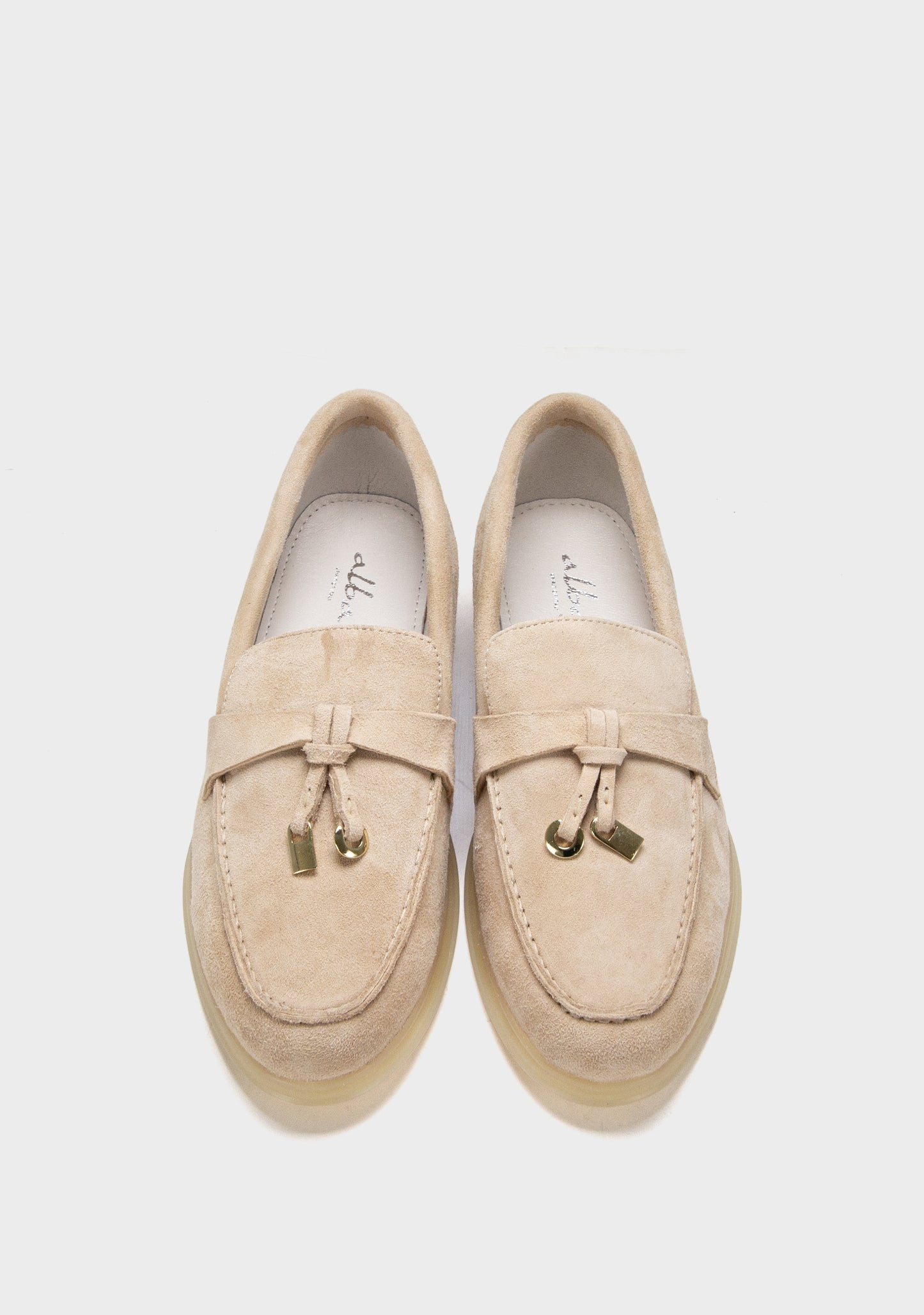 bez zenske mokasine od velura