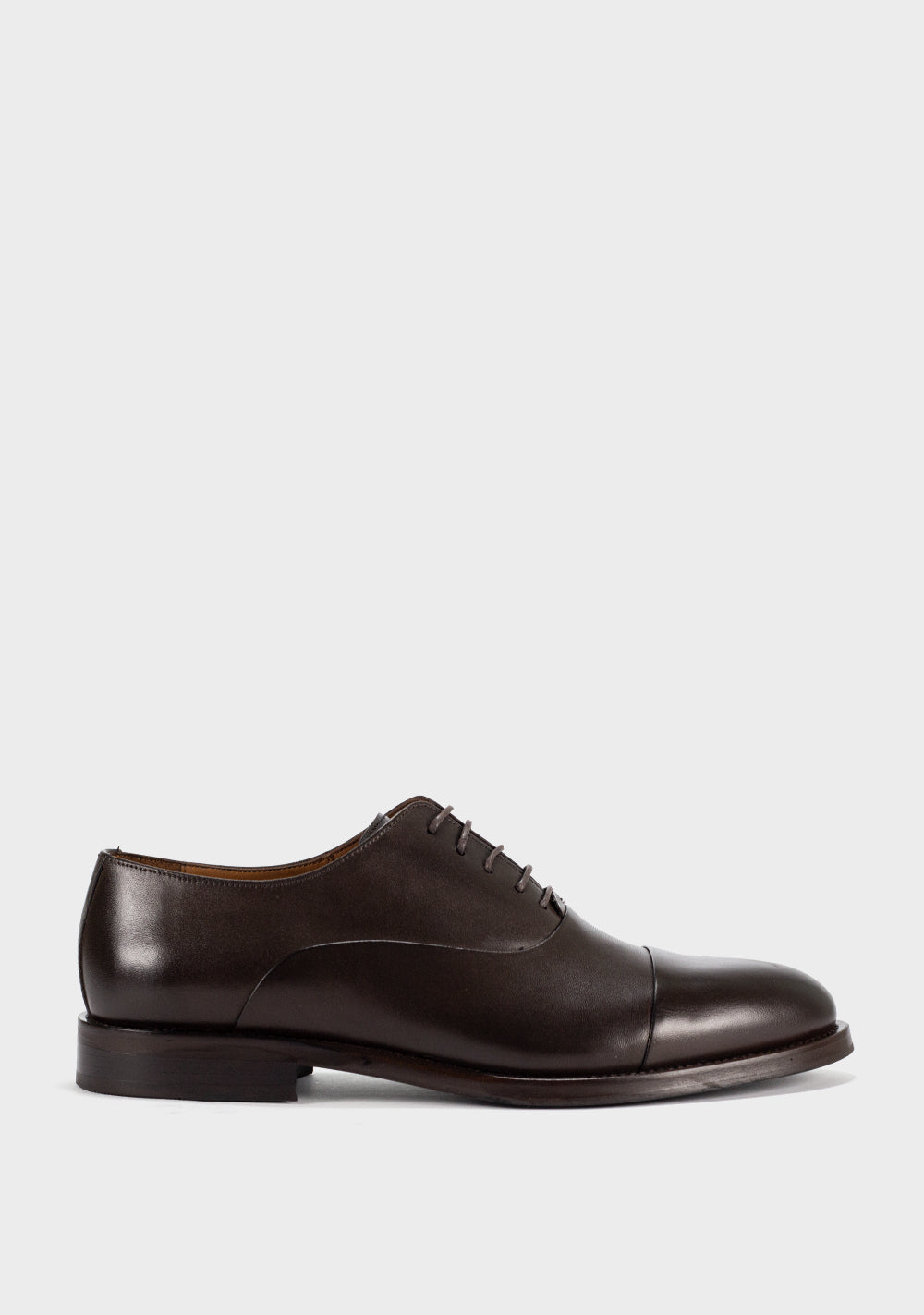 Alba Derby muške elegantne kožne cipele tamno braon
