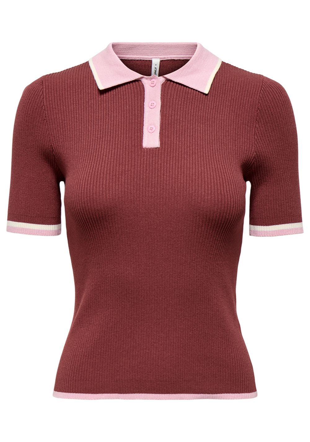 only meddi zenska pletena majica crvena