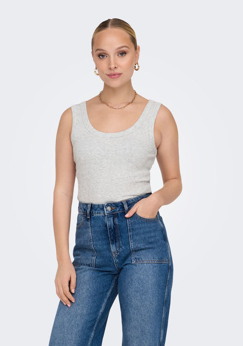 ONLY ženski uski krop top bez rukava – EASY
