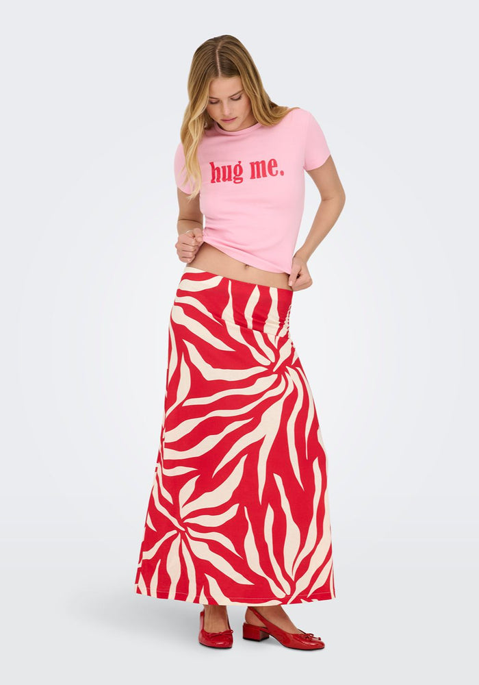 only zenska majica sa printom pink