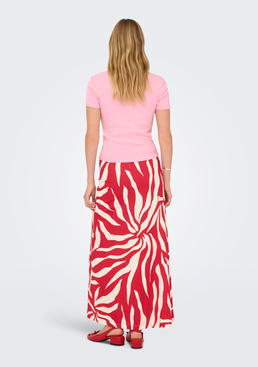 only zenska majica sa printom pink