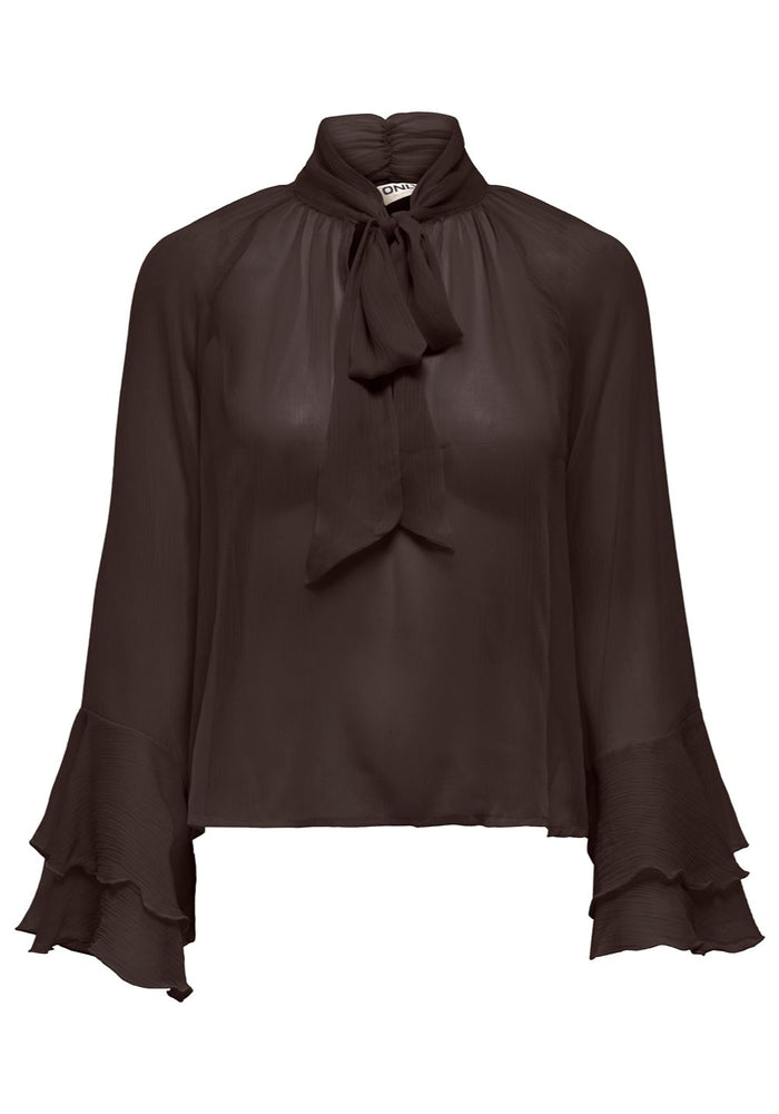only zenska bluza sa masnom braon