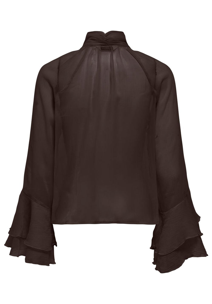 only zenska bluza sa masnom braon
