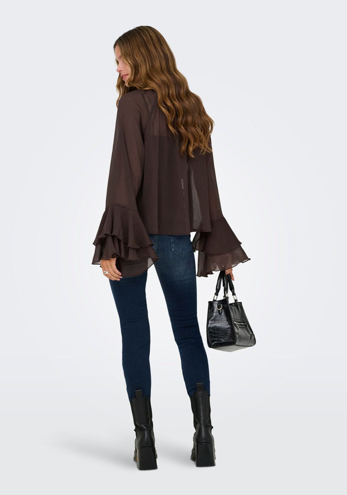 only zenska bluza sa masnom braon
