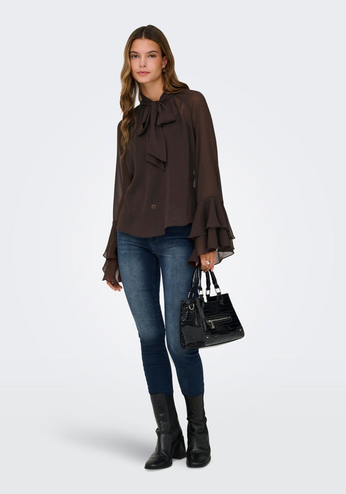 only zenska bluza sa masnom braon