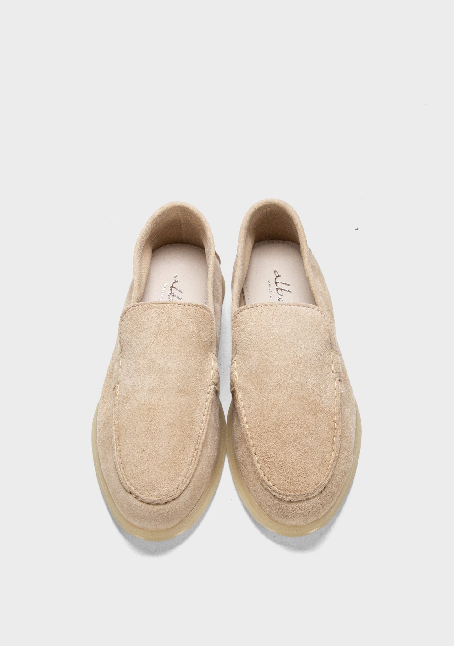 bez zenske mokasine od velura