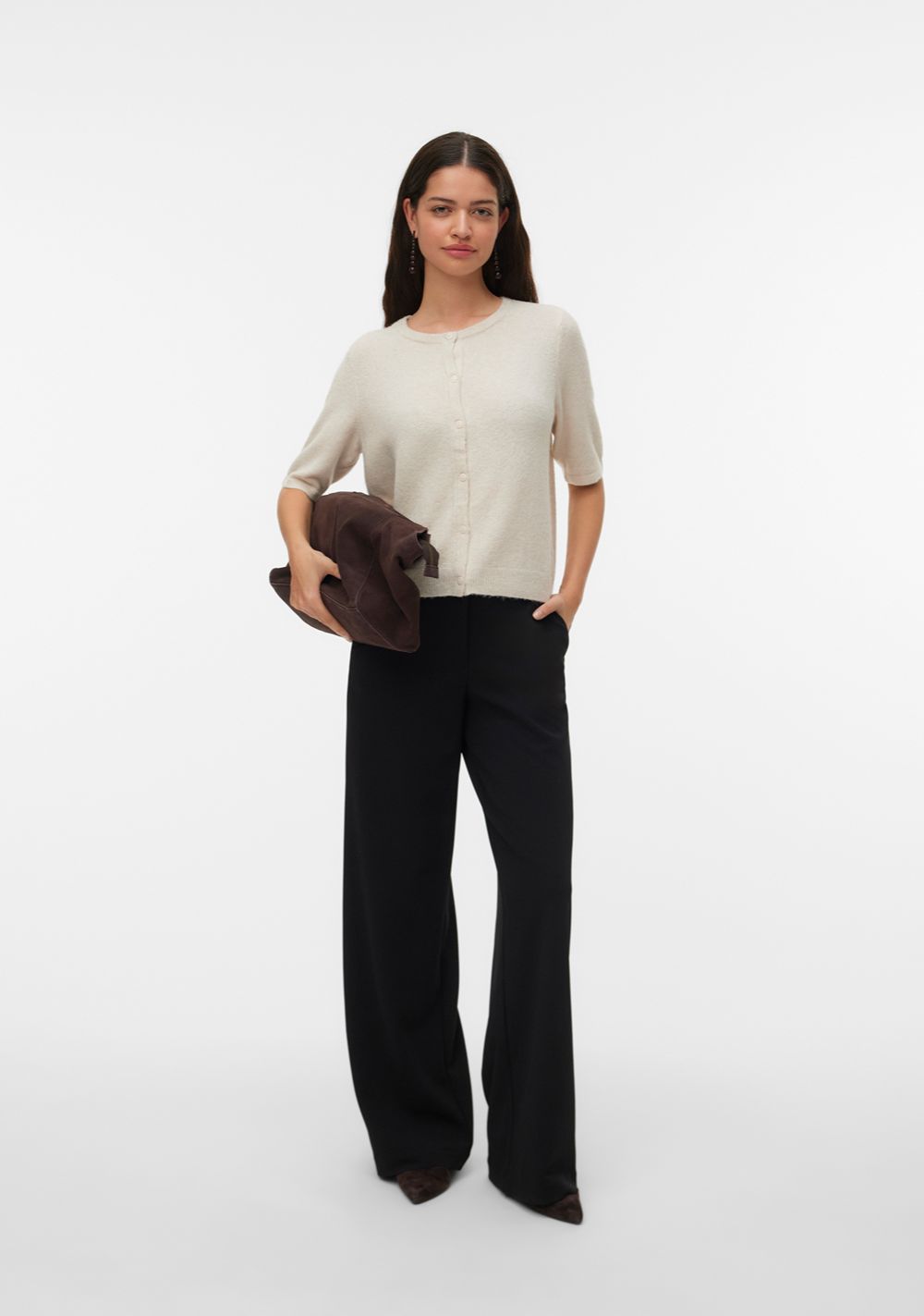 vero moda zenski kardigan na dugmad bez