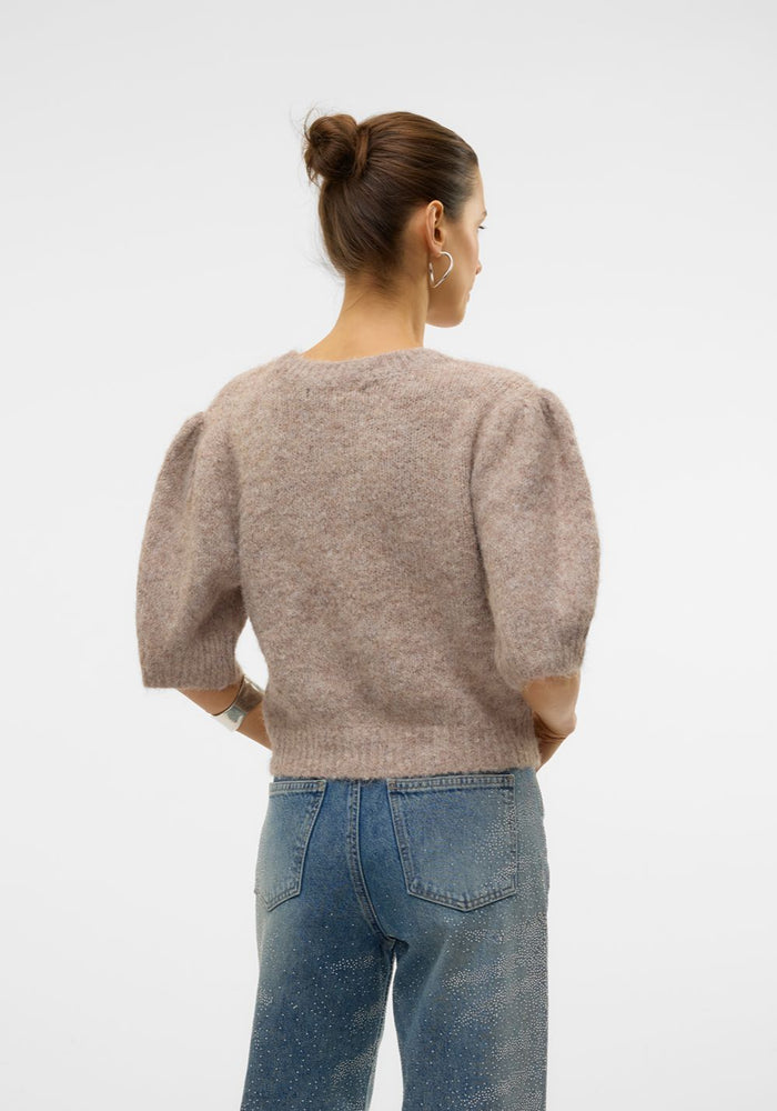 vero moda novah zenski dzemper siva