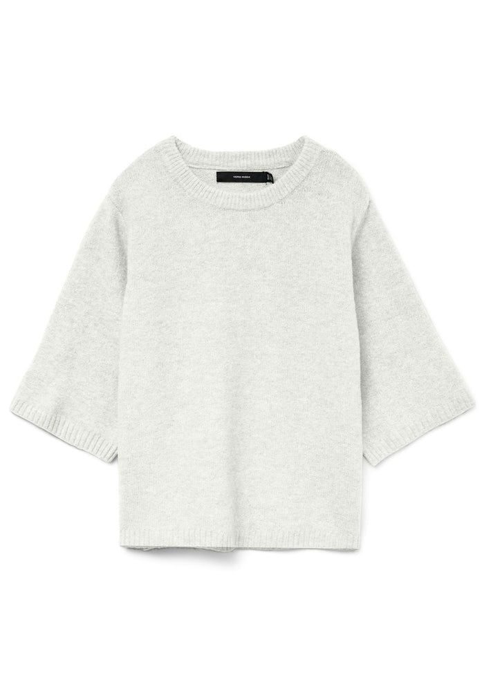 Vero Moda ženski oversized džemper BOOM bela