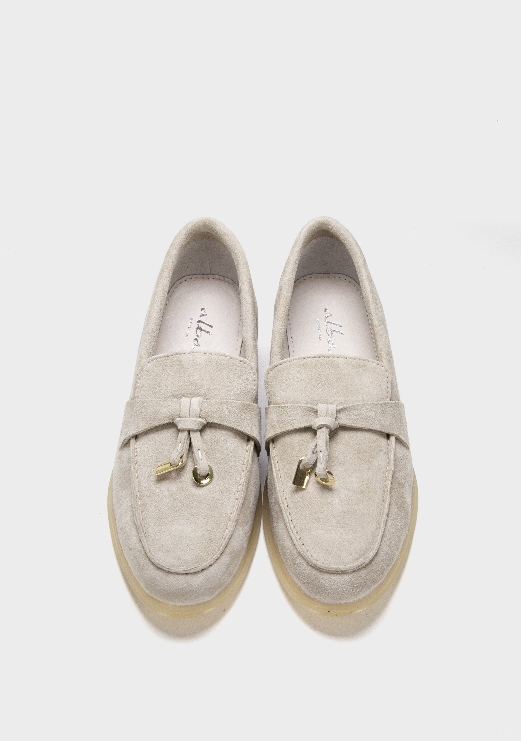 siva zenske mokasine od velura